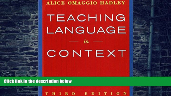 Big Deals  Teaching Language In Context (World Languages)  Best Seller Books Best Seller