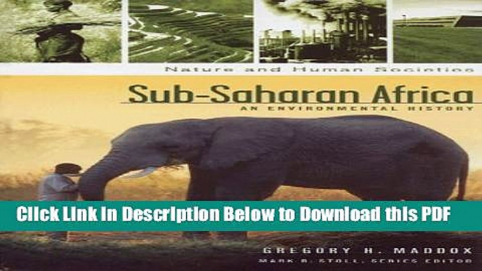 [Read] Sub-Saharan Africa: An Environmental History Popular Online