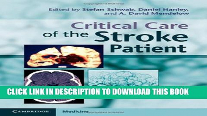 [PDF] Critical Care of the Stroke Patient (Cambridge Medicine (Hardcover)) Popular Colection