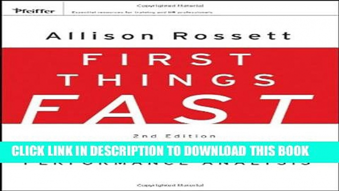 [PDF] First Things Fast: A Handbook for Performance Analysis Full Colection