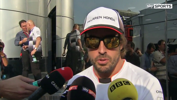 Sky F1: Fernando Alonso praises Jenson Button (2016 Italian Grand Prix)