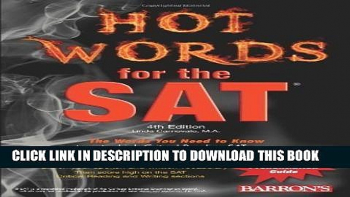 [PDF] Hot Words for the SAT (Edition 4) by Carnevale, Linda [Paperback(2010Â£Â©] Popular Online