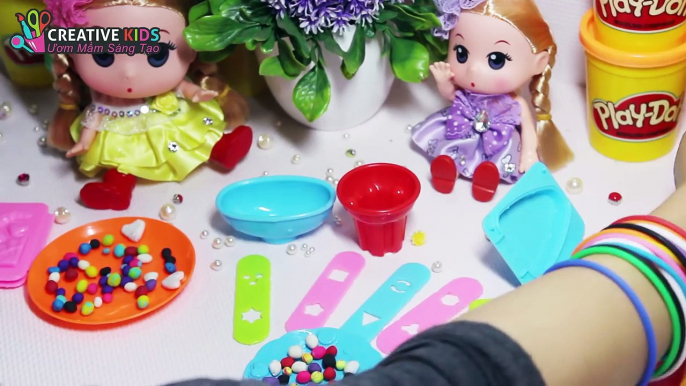 Đồ chơi trẻ em làm Kem bằng đất nặn Play- Doh