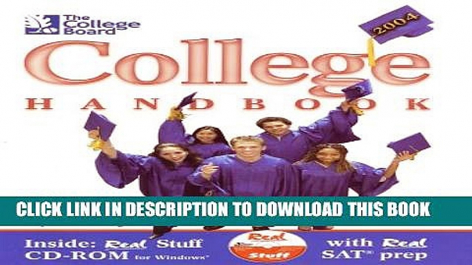 New Book The College Board College Handbook 2004: All- New Forty-first edition