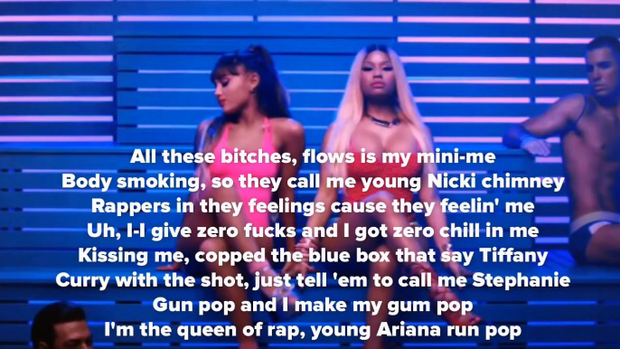 Ariana Grande - Side to Side - feat Nicki Minaj ( Official Lyrics )