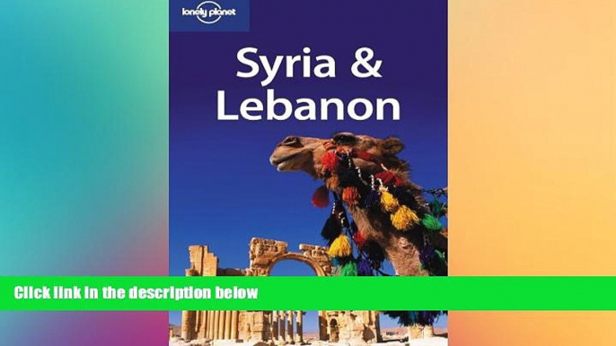 FREE PDF  Lonely Planet Syria   Lebanon (Lonely Planet Syria and Lebanon) (Multi Country Travel