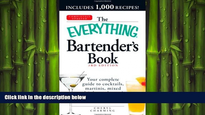 behold  The Everything Bartender s Book: Your complete guide to cocktails, martinis, mixed