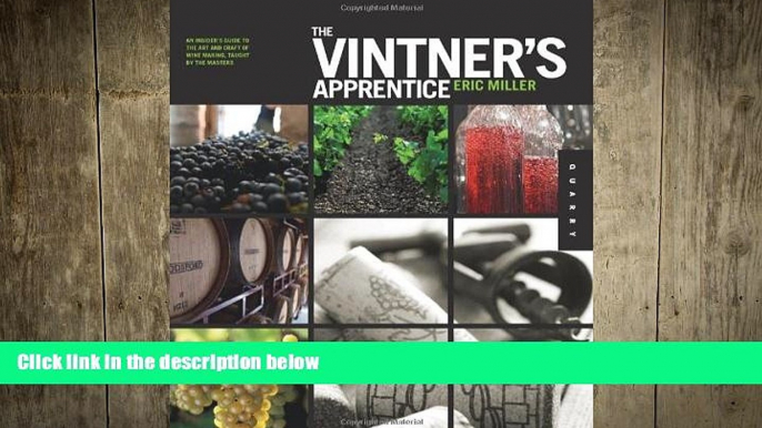 there is  The Vintner s Apprentice: An Insider s Guide to the Art and Craft of Wine Making,