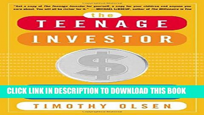 [PDF] The Teenage Investor : How to Start Early, Invest Often   Build Wealth Popular Online