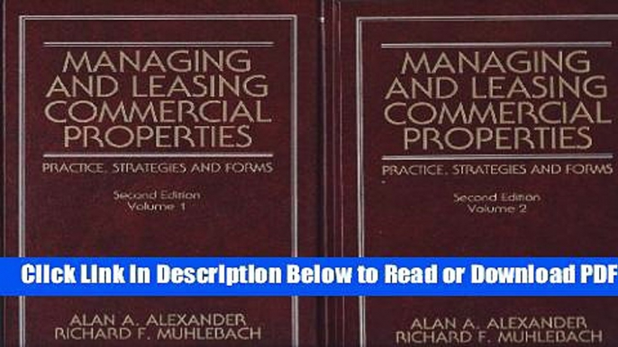 [Get] Managing and Leasing Commercial Properties: Practice, Strategies, and Forms (Real Estate