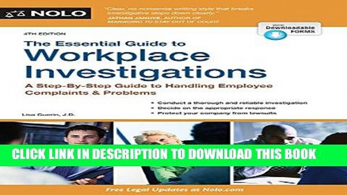 [PDF] Essential Guide to Workplace Investigations, The: A Step-By-Step Guide to Handling Employee