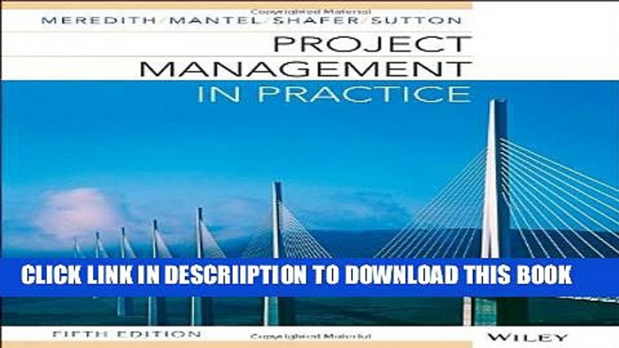 [New] Project Management in Practice Exclusive Full Ebook