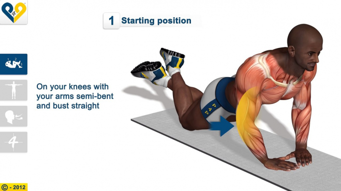 Diamond push ups ( knees position )