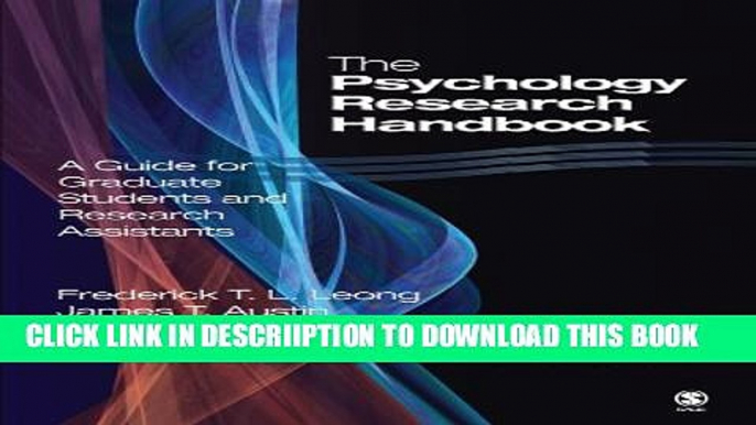 [New] The Psychology Research Handbook: A Guide for Graduate Students and Research Assistants