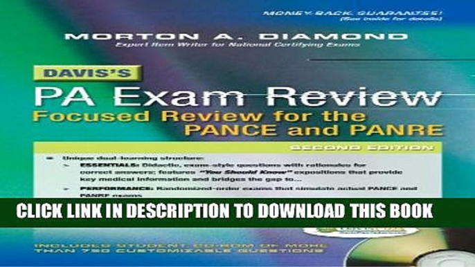 Collection Book Davis s PA Exam Review: Focused Review for the PANCE and PANRE