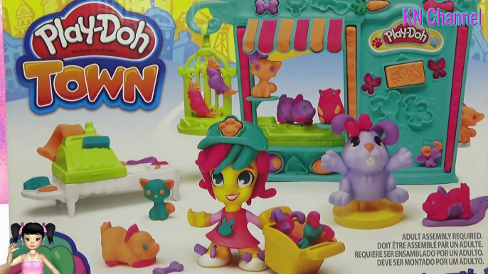 Đồ chơi trẻ em Đất nặn Play doh Town Hasbro Pet store Cửa hàng thú cưng Đồ chơi Mỹ Kid toy