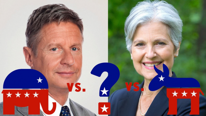 Third Party Candidates Gary Johnson And Jill Stein Hurt Hillary More Than Trump