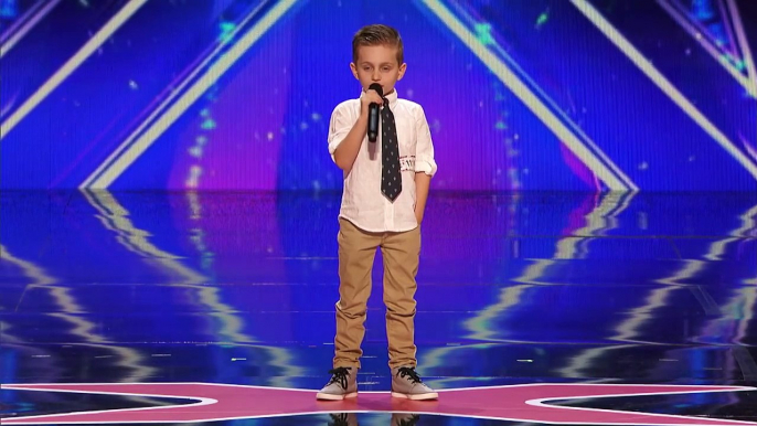 Nathan Bockstahler: Kid Comedian Kills During His Audition - Americas Got Talent 2016 Auditions