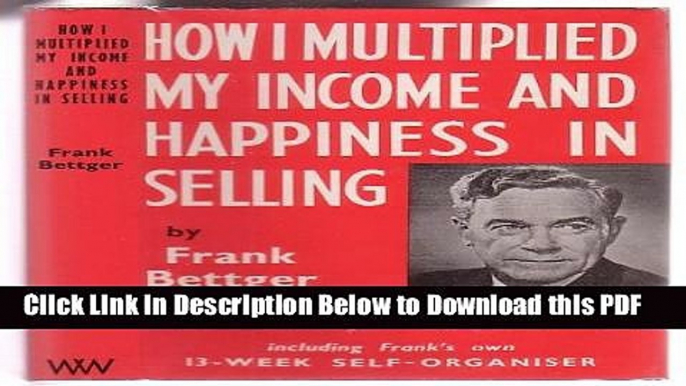 [Read] How I Multiplied My Income and Happiness in Selling Free Books