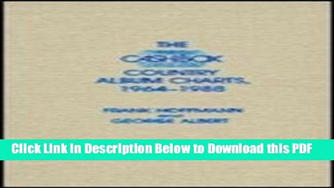 [Read] The Cash Box Country Album Charts, 1964-1988 (Cash Box Music Charts) Ebook Free