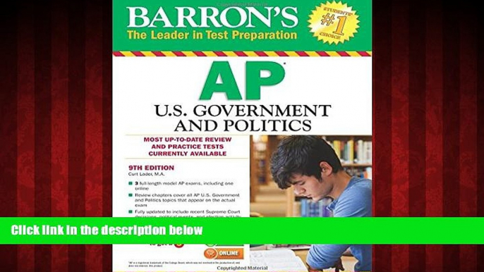 Choose Book Barron s AP U.S. Government and Politics, 9th Edition (Barron s AP United States