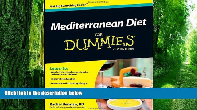 Big Deals  Mediterranean Diet For Dummies  Best Seller Books Most Wanted