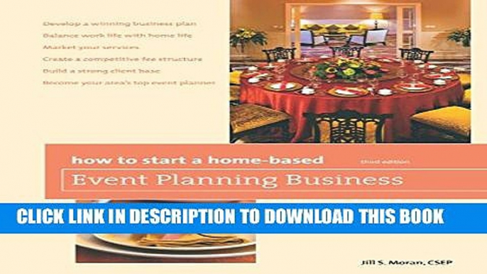 [PDF] How to Start a Home-Based Event Planning Business (Home-Based Business Series) Popular Online