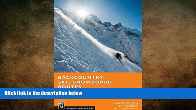 there is  Backcountry Ski and Snowboard Routes - Washington