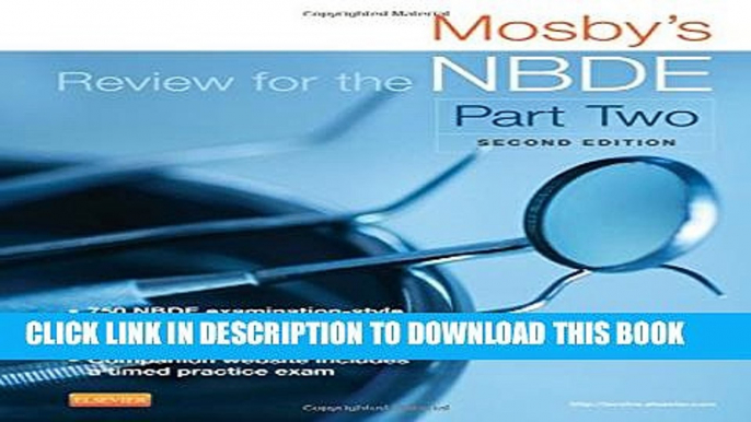 New Book Mosby s Review for the NBDE Part II, 2e (Mosby s Review for the Nbde: Part 2 (National