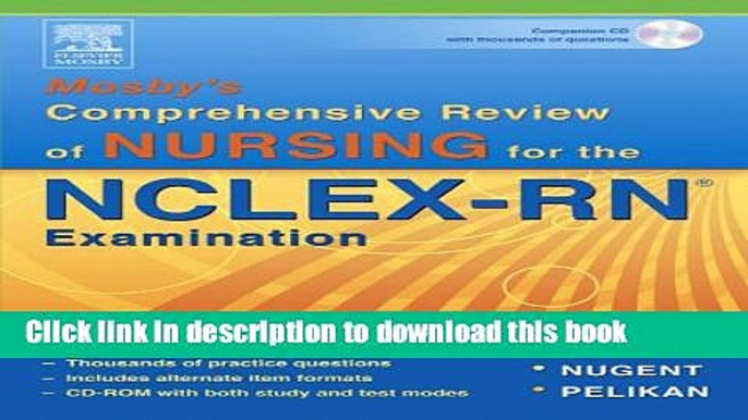 Read Mosby s Comprehensive Review of Nursing for NCLEX-RNÂ®, 18e  Ebook Free