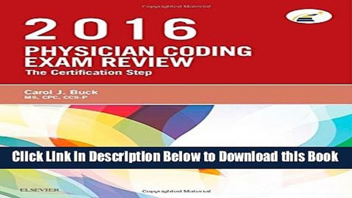 [Reads] Physician Coding Exam Review 2016: The Certification Step, 1e Online Books