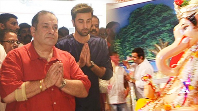 Ranbir Kapoor Celebrates Ganesh Chaturthi at RK Studios