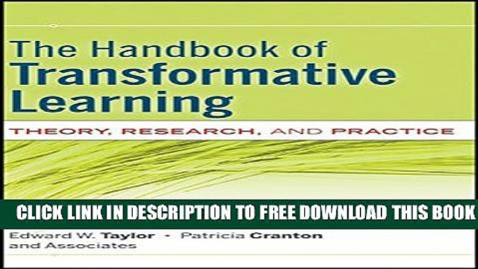 Collection Book The Handbook of Transformative Learning: Theory, Research, and Practice