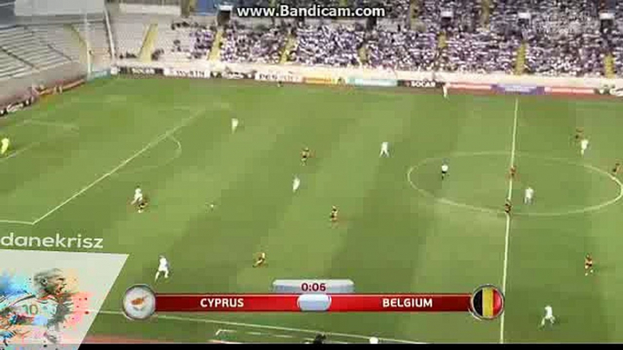 Belgium 1st Big Chance - Cyprus vs Belgium - World Cup Qualification - 06/09/2016