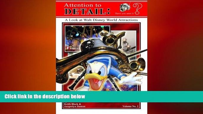 READ book  Attention to Detail: A Look at Walt Disney World Attractions (Volume 2) READ ONLINE