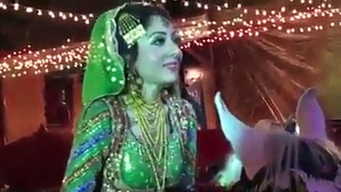 Sharmila Farooqi Riding on Horse on her Rukhsti Function