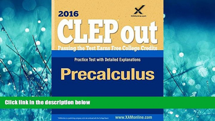 Popular Book CLEP Precalculus