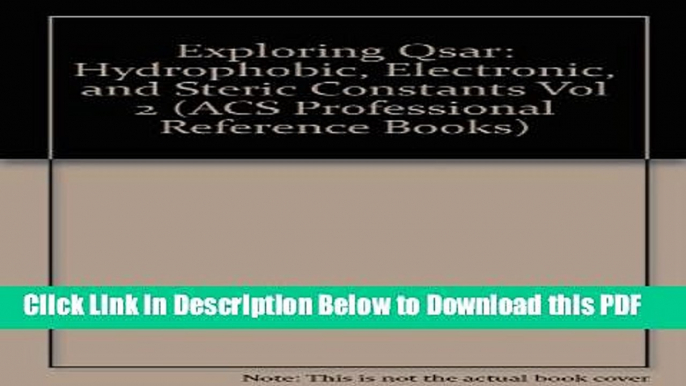 [Read] Exploring QSAR: Volume 1: Fundamentals and Applications in Chemistry and Biology (ACS