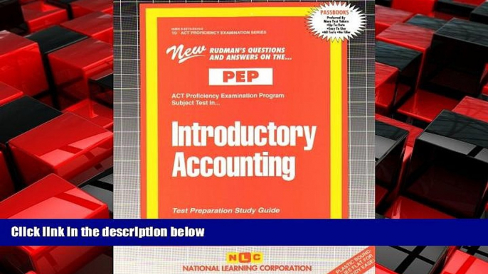 Choose Book INTRODUCTORY ACCOUNTING (Excelsior/Regents College Examination Series) (Passbooks)