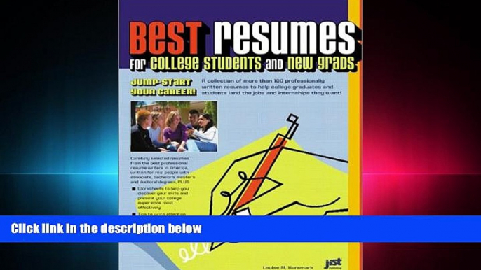 different   Best Resumes for College Students and New Grads: Jump-Start Our Career