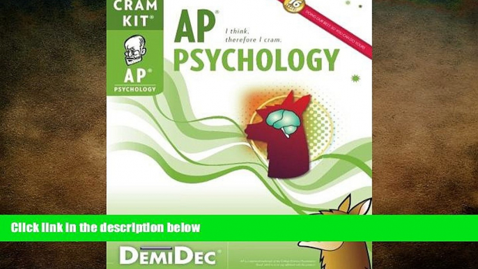 different   AP Psychology Cram Kit: Better than the textbook you never read.