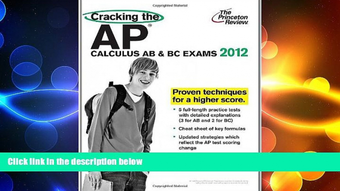 different   Cracking the AP Calculus AB   BC Exams, 2012 Edition (College Test Preparation)