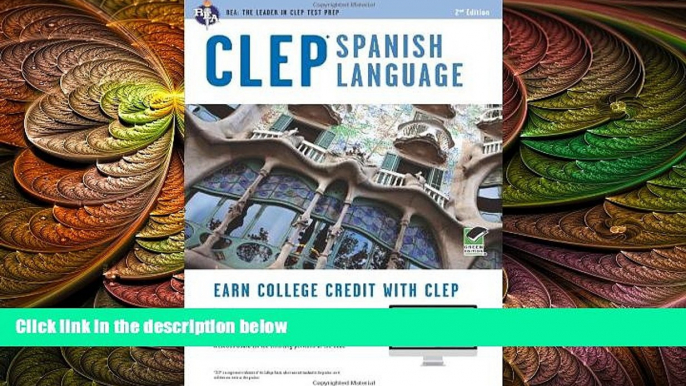 different   CLEPÂ® Spanish Language Book + Online (CLEP Test Preparation) (English and Spanish