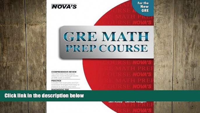 different   GRE Math Prep Course  (Nova s GRE Prep Course)