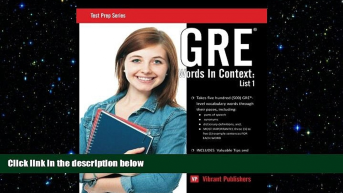 different   GRE Words In Context: List 1 (Test Prep Series) (Volume 1)