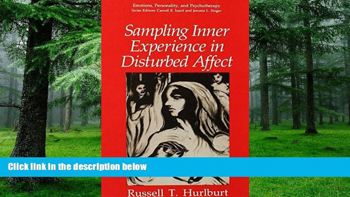 Big Deals  Sampling Inner Experience in Disturbed Affect (Emotions, Personality, and