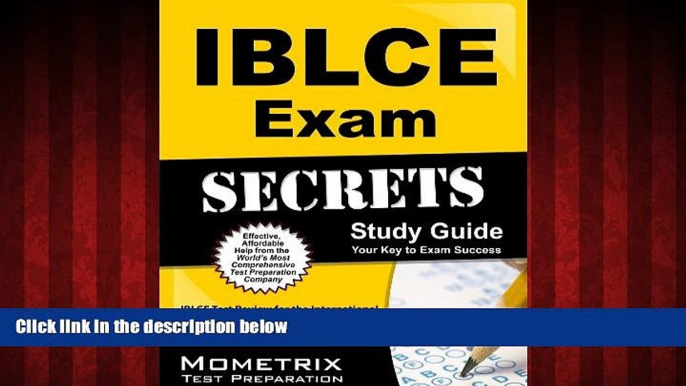 Popular Book IBLCE Exam Secrets Study Guide: IBLCE Test Review for the International Board of