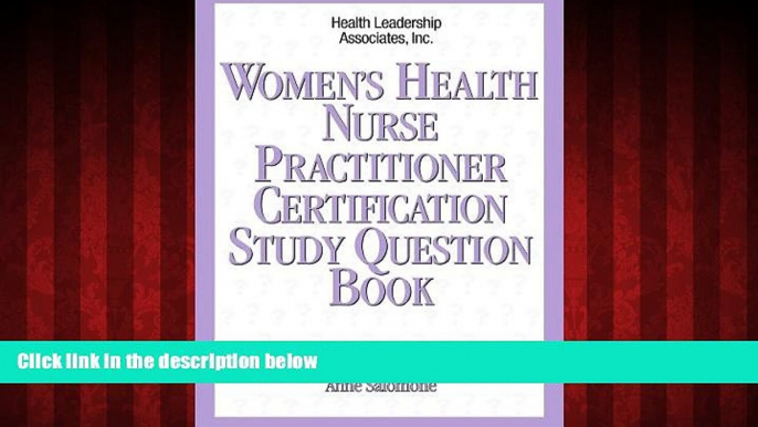 Enjoyed Read Women s Health Nurse Practitioner Certification Study Question Book (Family Nurse