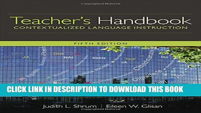 Collection Book Teacher s Handbook: Contextualized Language Instruction (World Languages)