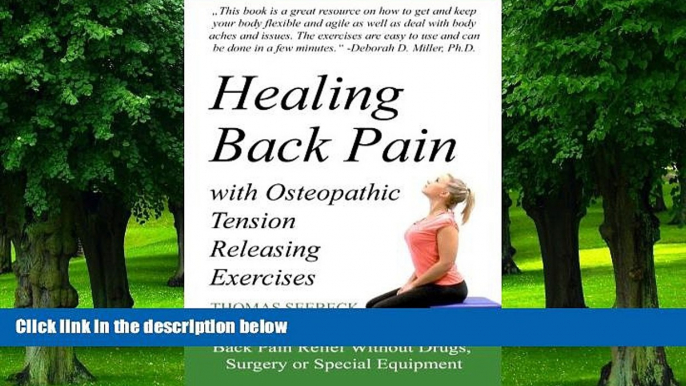 Big Deals  Healing Back Pain with Osteopathic Tension Releasing Exercises  Best Seller Books Best